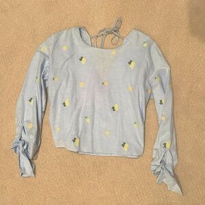 Rebellion Cute Fruit Print Blouse